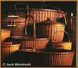 antique nantucket basket group photo