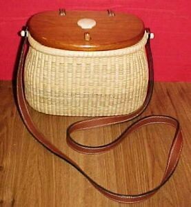 Simply Nantucket Baskets - Presidential Creel Purse Nantucket Basket